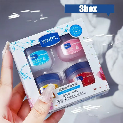 Image of 8/6/4/1PCs Lip Balm Moisturizing Lipstick Base Moisturizer Makeup Natural Plant Anti-Cracking Lip Care Petroleum Jelly Lip Balm